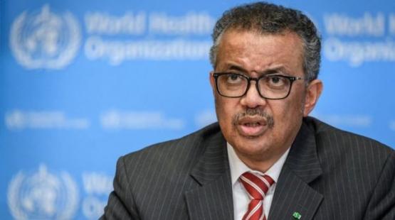 المدير العام لمنظمة الصحة العالمية تيدروس أدهانوم غيبريسوس