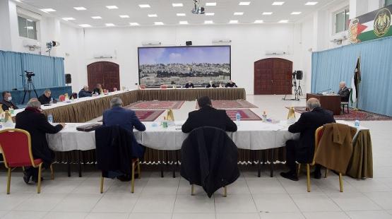 اجتماع اللجنة المركزية لحركة فتح