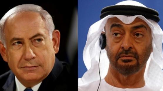 محمد بن زايد وبنيامين نتنياهو