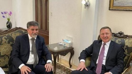 السفير الفلسطيني والروسي في دمشق