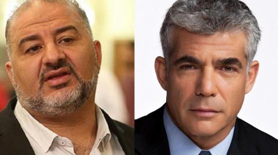 يائير لابيد ومنصور عباس