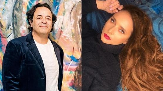 الفنانة المصرية نيللي كريم وخطيبها السابق رجل الأعمال عمر إسلام