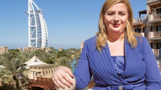 سهى عرفات زوجة الرئيس الفلسطيني الراحل ياسر عرفات