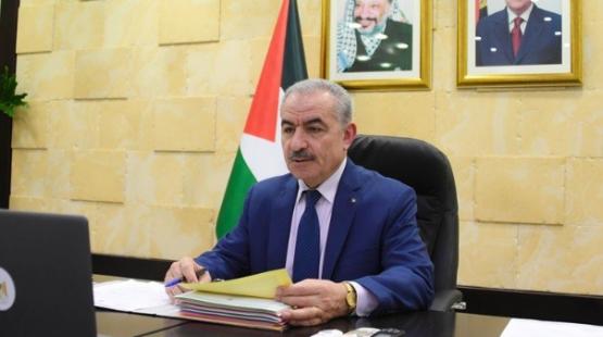 محمد اشتية رئيس الوزراء.