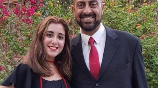 مايكل فهمي المغتصب وزجته سالي عادل