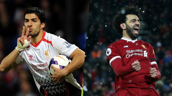 محمد صلاح و لويس سواريز