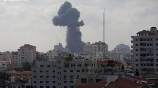 قصف غزة
