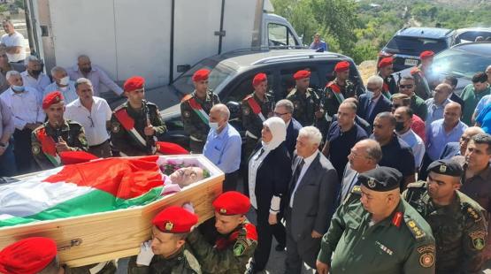 من وداع المناضل الفلسطيني حنا عيسى