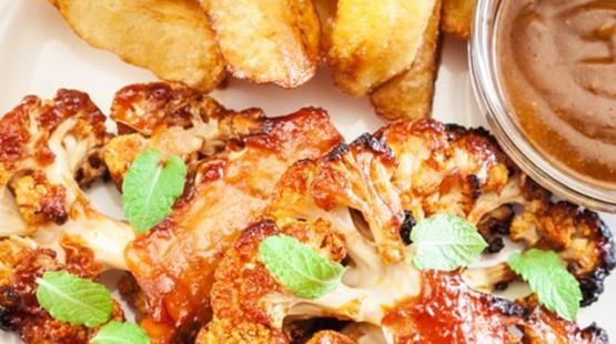 صينية الزهرة والبطاطس