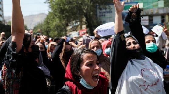 مظاهرة نسائية