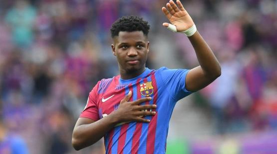 أنسو فاتي لاعب نادي برشلونة