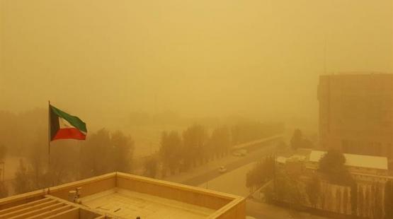 غبار في الكويت صورة ارشيفية