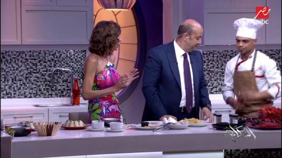 أمينة شلباية مع عمرو أديب