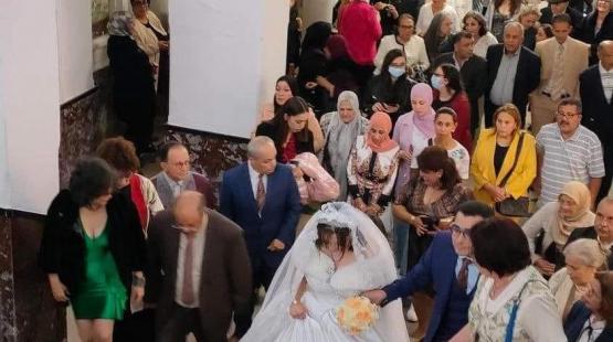 جانب من حفل الزفاف