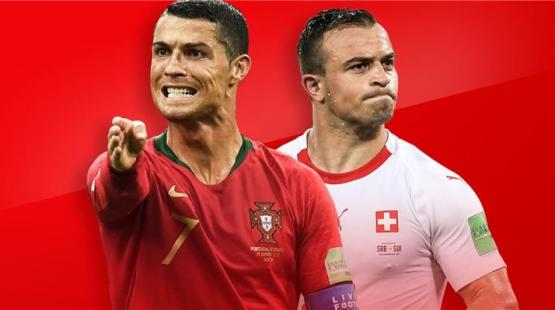 مباراة منتخب سويسرا والبرتغال