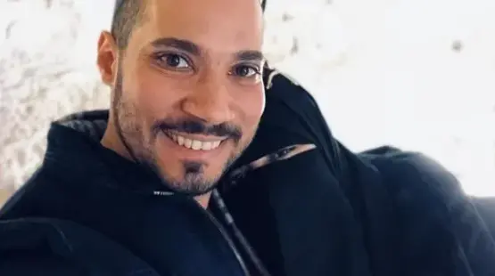 عبدالله رشدي وزوجته