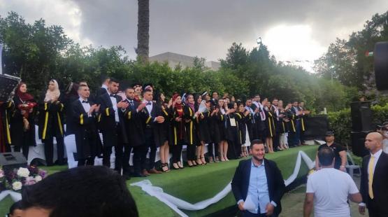 حفل تخرج طلبة من الجامعة في الضفة الغربية