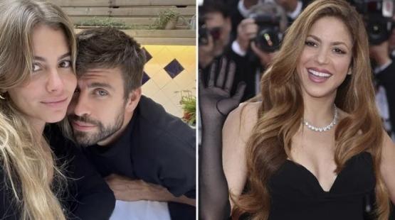 شاكيرا وبيكيه وحبيبته