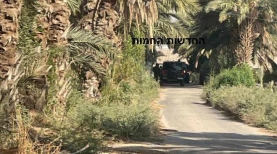 إصابة جندي إسرائيلي  بعيار ناري في الأغوار