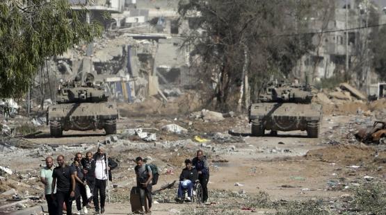 مواطنون في غزة خلال الحرب