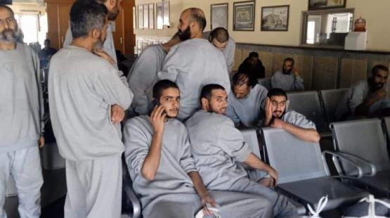 أسرى من غزة تم الافراج عنهم اليوم