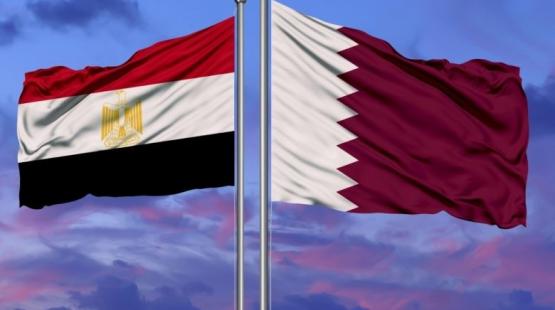 علم مصر وقطر