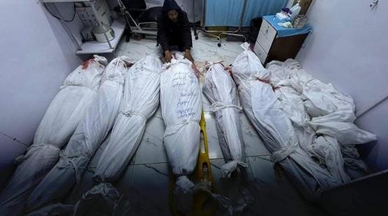 جثامين شهداء في قطاع غزة
