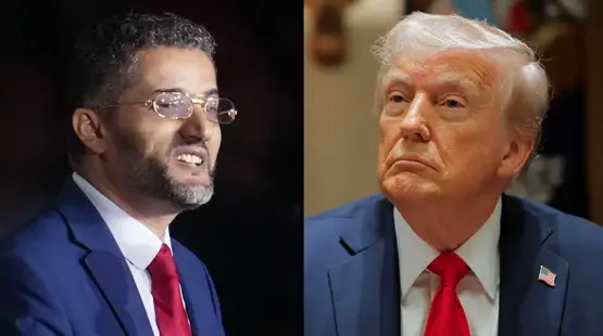 دونالد ترامب وعمار غالب