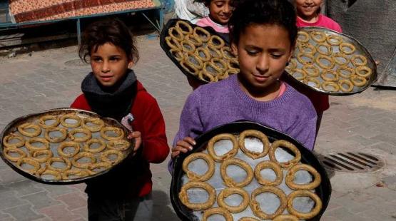 عيد الفطر في غزة.