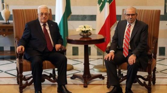 الرئيس عباس ورئيس الوزراء اللبناني