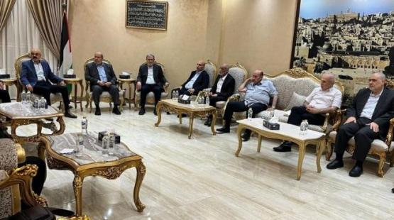 لقاء سابق لقيادات الفصائل في القاهرة