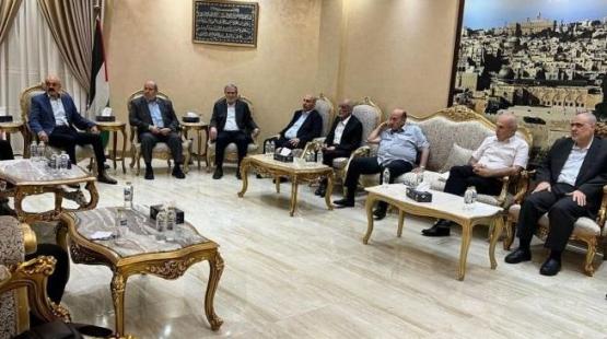 لقاء سابق لقيادات الفصائل في القاهرة