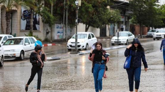 منخفض جوي يضرب فلسطين