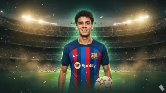 رحيل حمزة عبد الكريم لبرشلونة