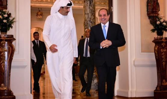 زيارة أمير قطر إلى مصر