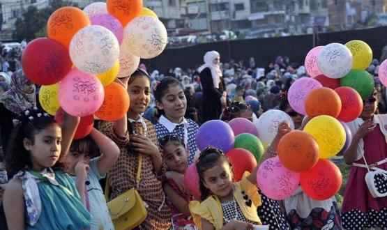 احتفال المواطنين بعيد الفطر