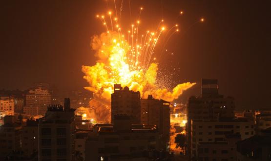 قصف غزة- ارشيفية