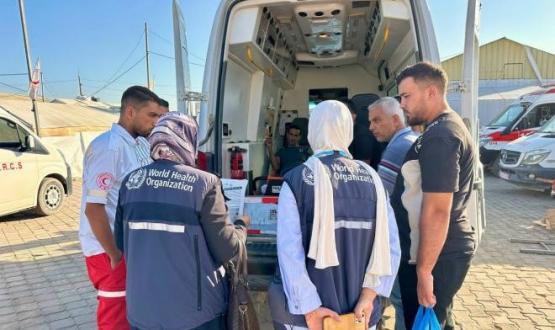 سفر المرضى من قطاع غزة عبر منظمة الصحة العالمية