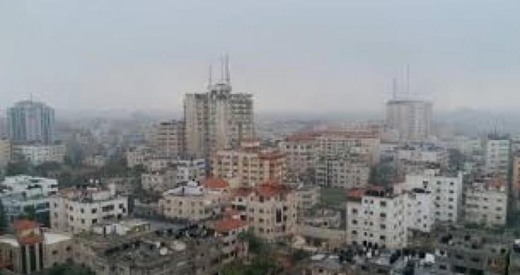 مدينة غزة في الشتاء