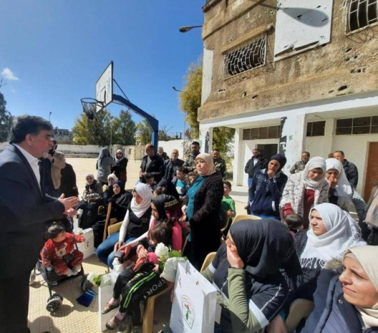 السفير عبدالهادي خلال الاحتفال