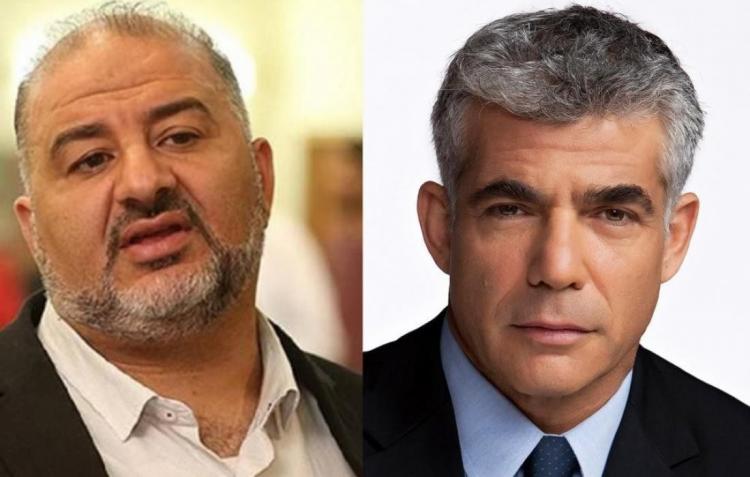 يائير لابيد ومنصور عباس