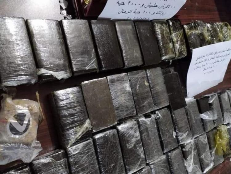مخدرات من المضبوطات