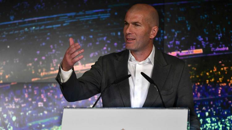 مدرب ريال مدريد زين الدين زيدان