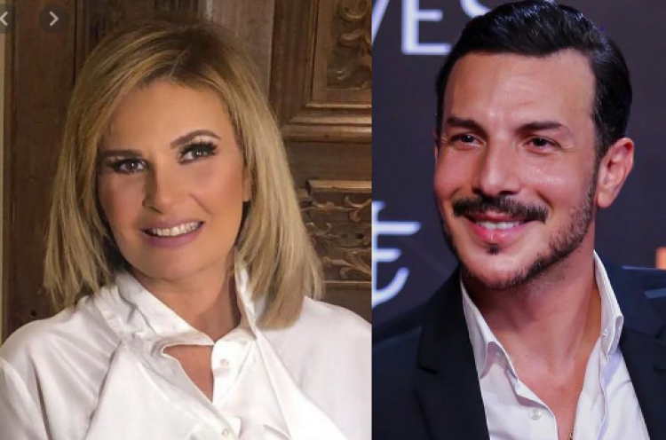 الفنان باسل خياط والفنانة يسرا