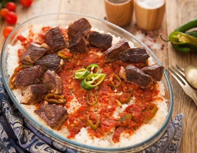 الفتة المصرية باللحمة