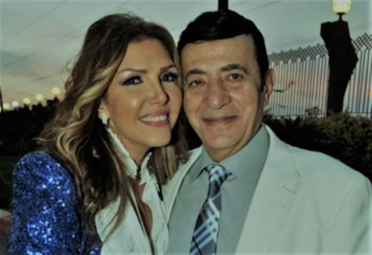 أركان فؤاد وزجته نادية مصطفى