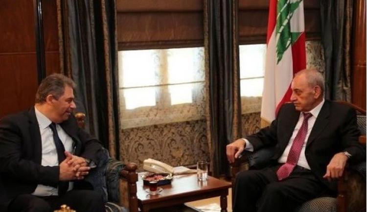 السفير اشرف دبور ورئيس مجلس النواب نبيه بري