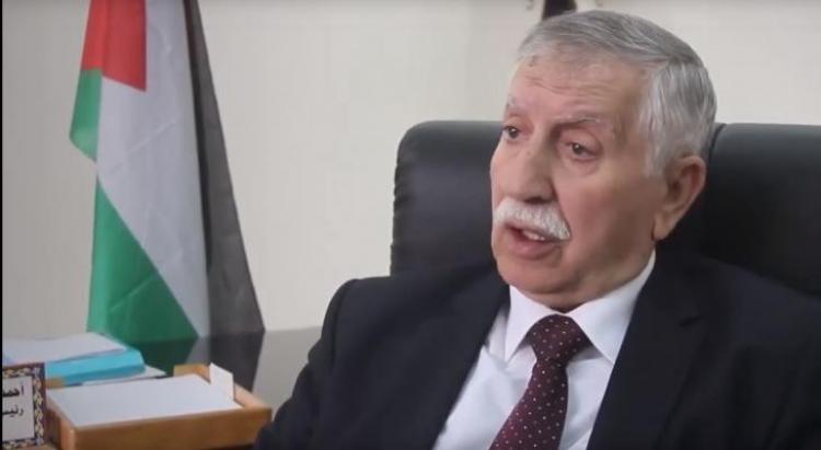 احمد التميمي عضو اللجنة التنفيذية لمنظمة التحرير الفلسطينية