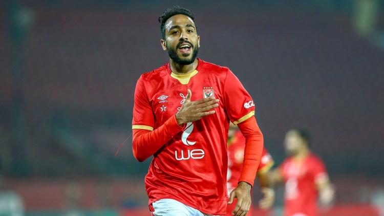 لاعب الأهلي المصري محمود كهربا