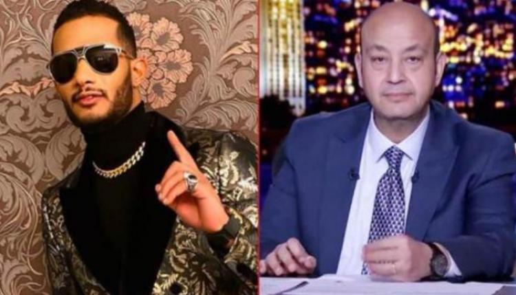 عمرو أديب ومحمد رمضان